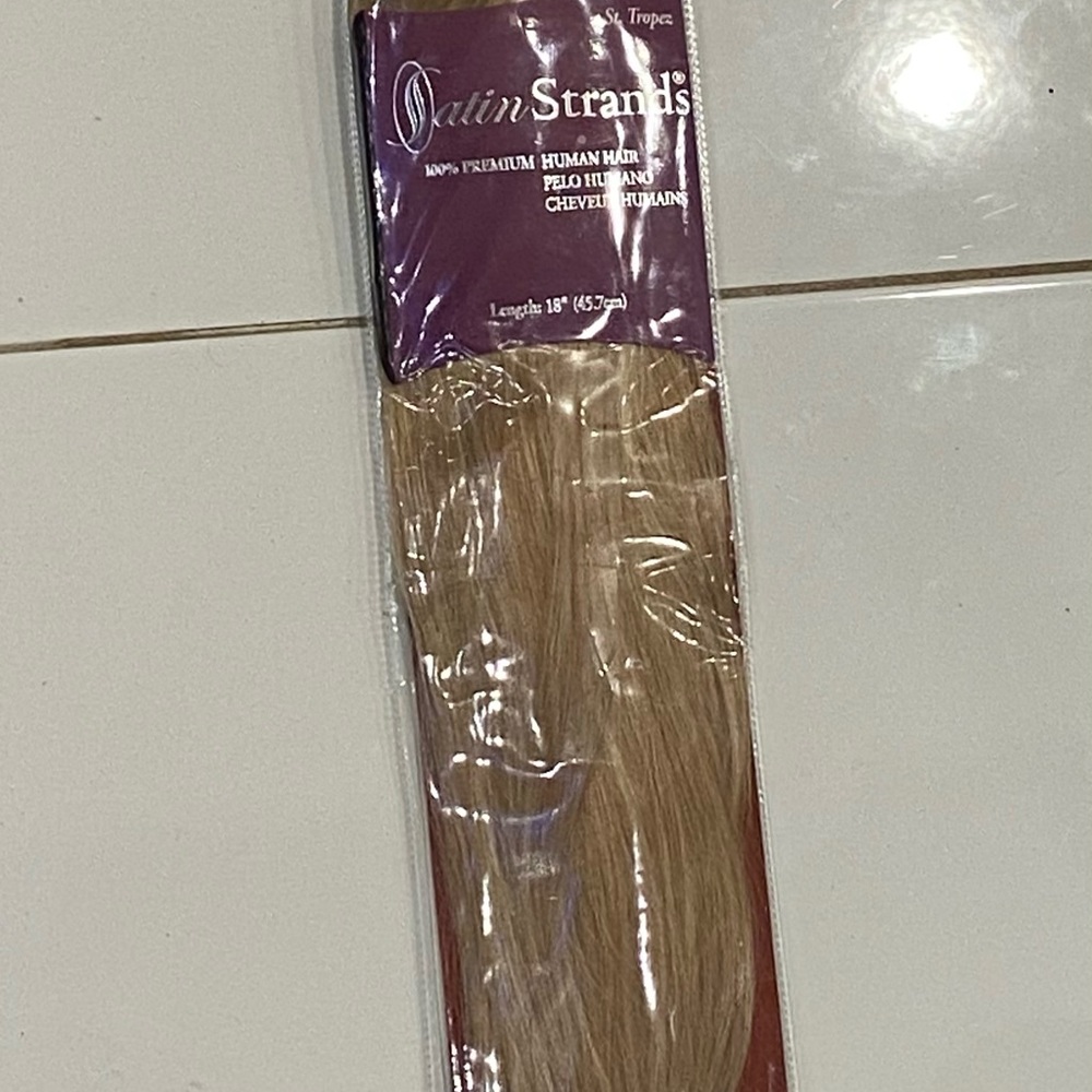 St. Tropez Satin Strands 100% premium Human Hair 18”